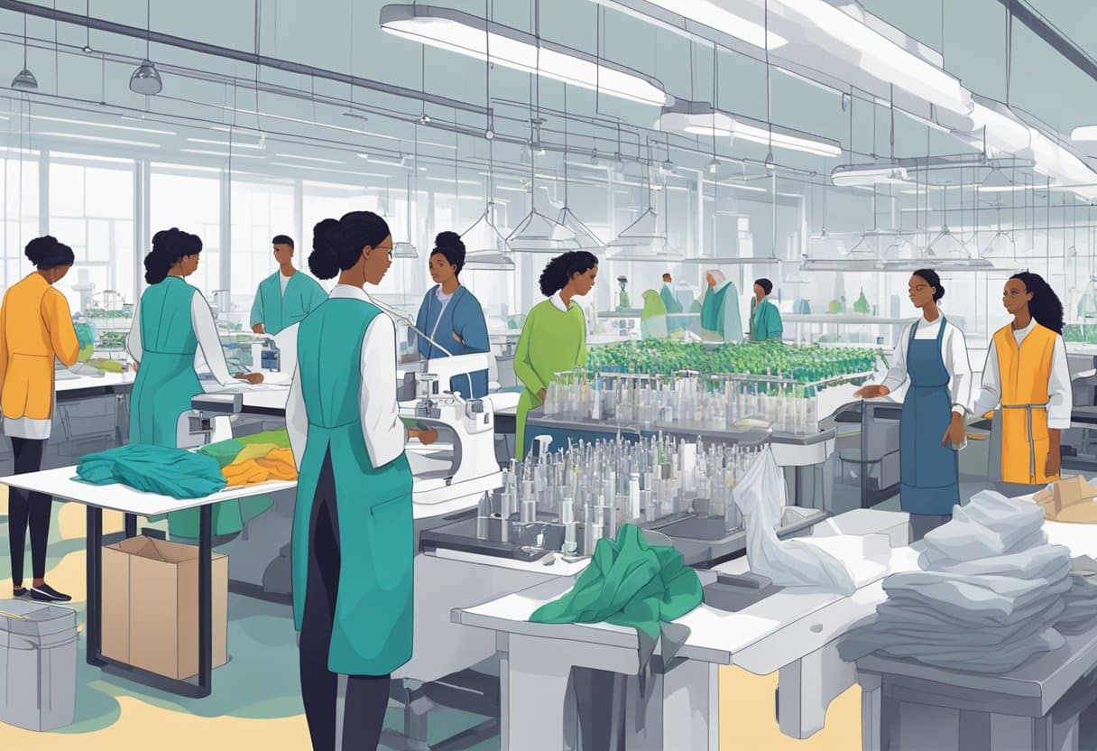 rolnik ręcznie zbiera białe kwiaty bawełny organicznej na słonecznym polu