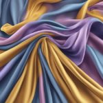 skurczona bluzka z wiskozy leżąca obok oryginalnej na białym stole