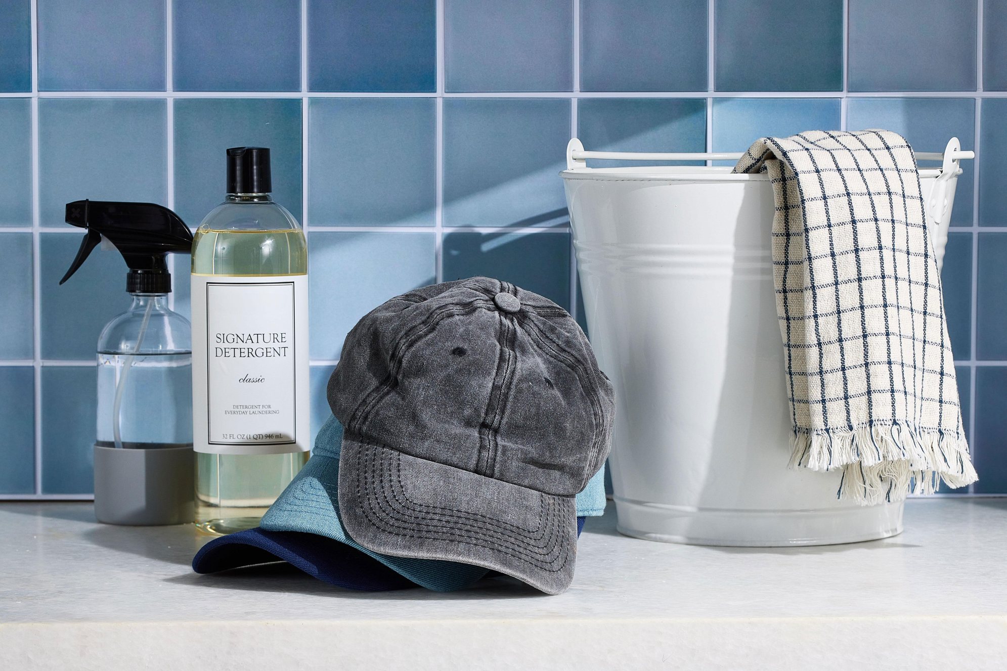 Łagodny środek do tkanin naturalnych Delikatny detergent przeznaczony do prania bawełnianej czapki z daszkiem